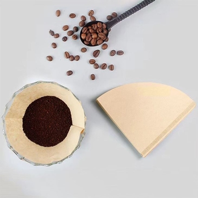 Food Grade Paper Pulp V60 Coffee Filter Brown Filter For Coffee Dripper