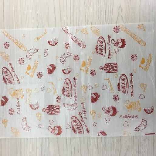 Customized Food Grade Baking Tray Paper For Cake Bread Tray Oil Proof Hamburger Paper