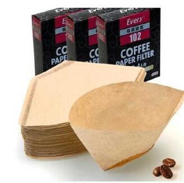OEM Food Grade Brown Cone Coffee Filter 49x163 mm