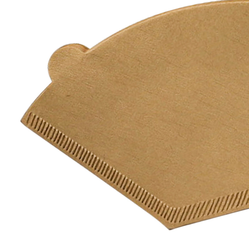 100 Percent Wood Pulp Flat Bottom Coffee Filter White One Size